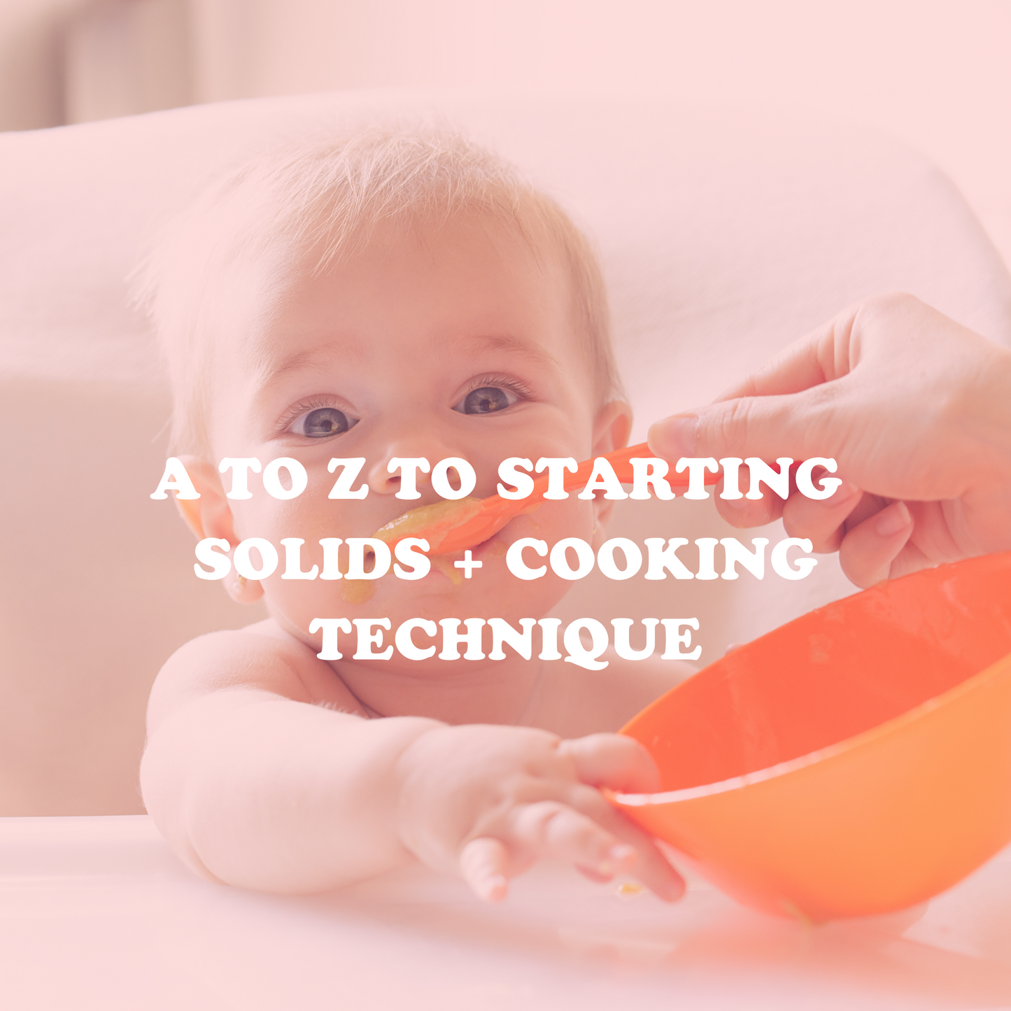 A to Z to Starting Solids + Cooking Technique - Live Program