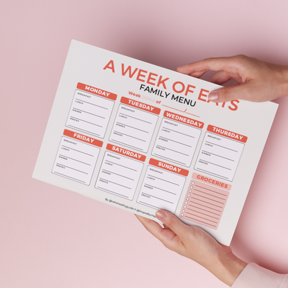 Weekly Meal Planner & The Complete Guide to Master your Health